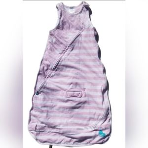 Inventa Sleepsack 4-12 Months Pink & White Stripes